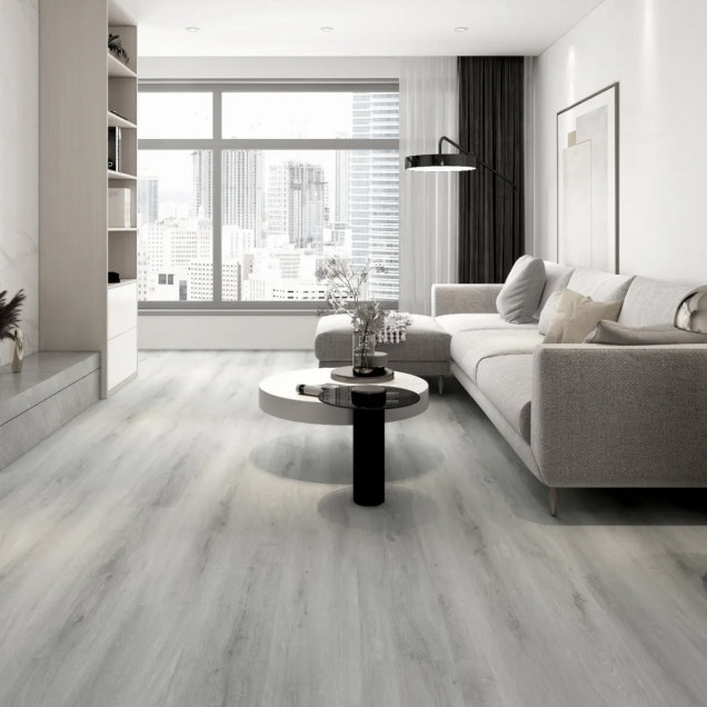 Виниловый пол SPC Rigid Core Дуб Аляска фото