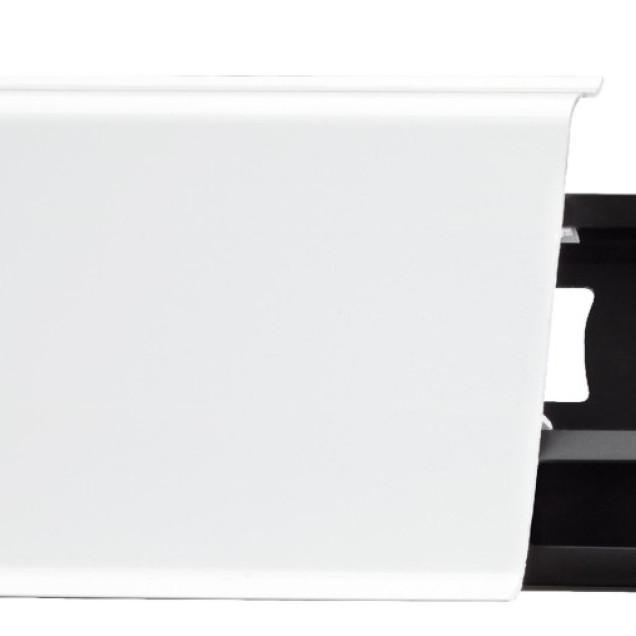 01 Плінтус INDO Arbiton Білий глянець (2,5м.) фото