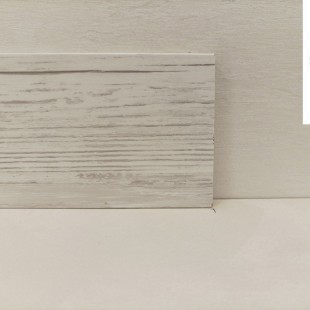 Плінтус підлоговий МДФ 1280 ANTIK BEYAZ (KOD 4103) фото