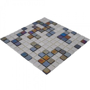 Мозаїка на стіну White&Grey Matt фото