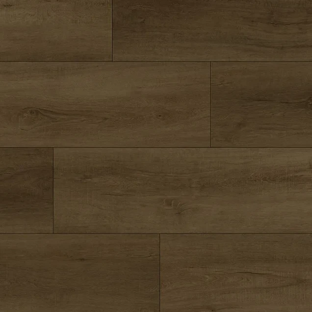 Вінілова підлога SPC Nature Evo Brown 5+1mm 152.4х22.86 BlissGround фото